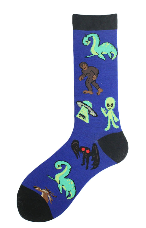 Buy MYTHICAL CREATURE BLUEUnisex Crew SocksBulk Price