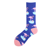 Buy SUMMER VIBES FLAMINGO Unisex Crew SocksBulk Price