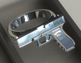 Wholesale SILVER PISTOL METAL BIKER RING (sold by the piece)