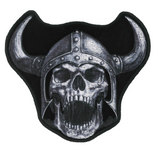 Buy VIKING SKULL 3 X 3.5 INCH EMBROIDERED PATCHBulk Price