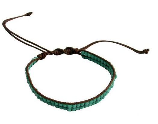 Wholesale DOUBLE ROW TURQUOISE STONE BRACELETS (Sold by the piece or dozen)