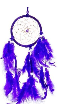 Buy PURPLE DREAMCATCHER 3.5" X 10"Bulk Price