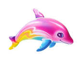 Large 36"inch Rainbow Dolphin Inflatable Toys in Bulk