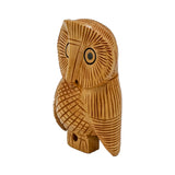 Handmade Wooden Owl Sitting