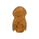 Handmade Wooden Owl Sitting