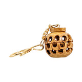 Wooden Sphere Key Chain