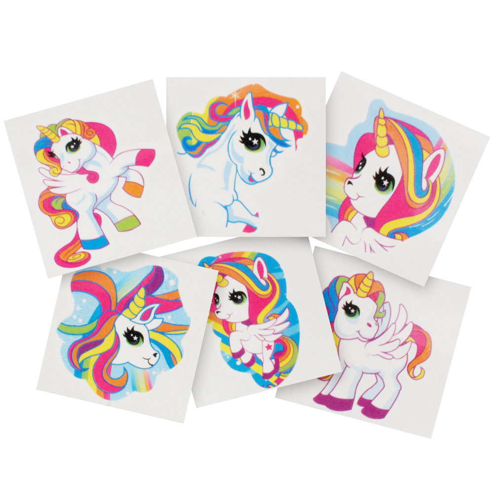 Tattoos - Unicorn In Bulk- Assorted