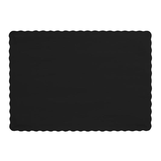 Wholesale Placemat - Black Paper 10" x 14"