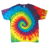 Buy RAINBOW SWIRL TYE DYE TEE SHIRTBulk Price