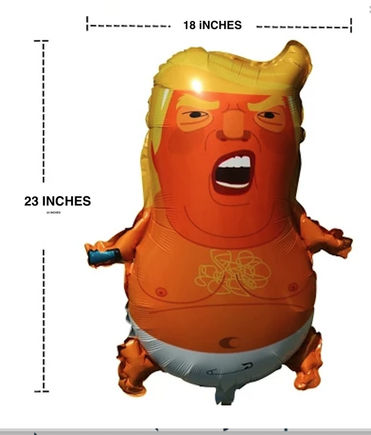 Buy TRUMP BABY FOIL NOVELTY PARTY BALLOON 23"X18"Bulk Price