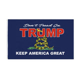 Buy DON'T TREAD ON ME DONALD TRUMP GADSDEN 3 X 5 AMERICAN FLAG Bulk Price