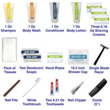 Deluxe 20 Piece Hygiene Kit For Unisex