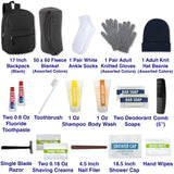 Homeless Care Hygiene Kit with Backpack Set For Men & Women's Wholesale