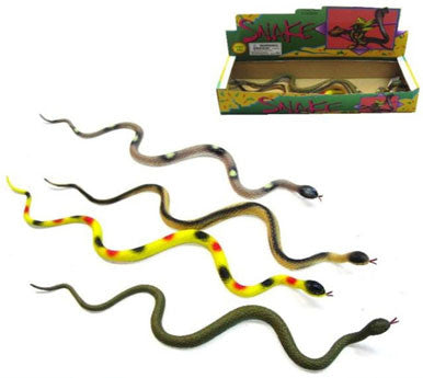 24 Inch Rubber Snakes For Kids In Bulk - Assorted