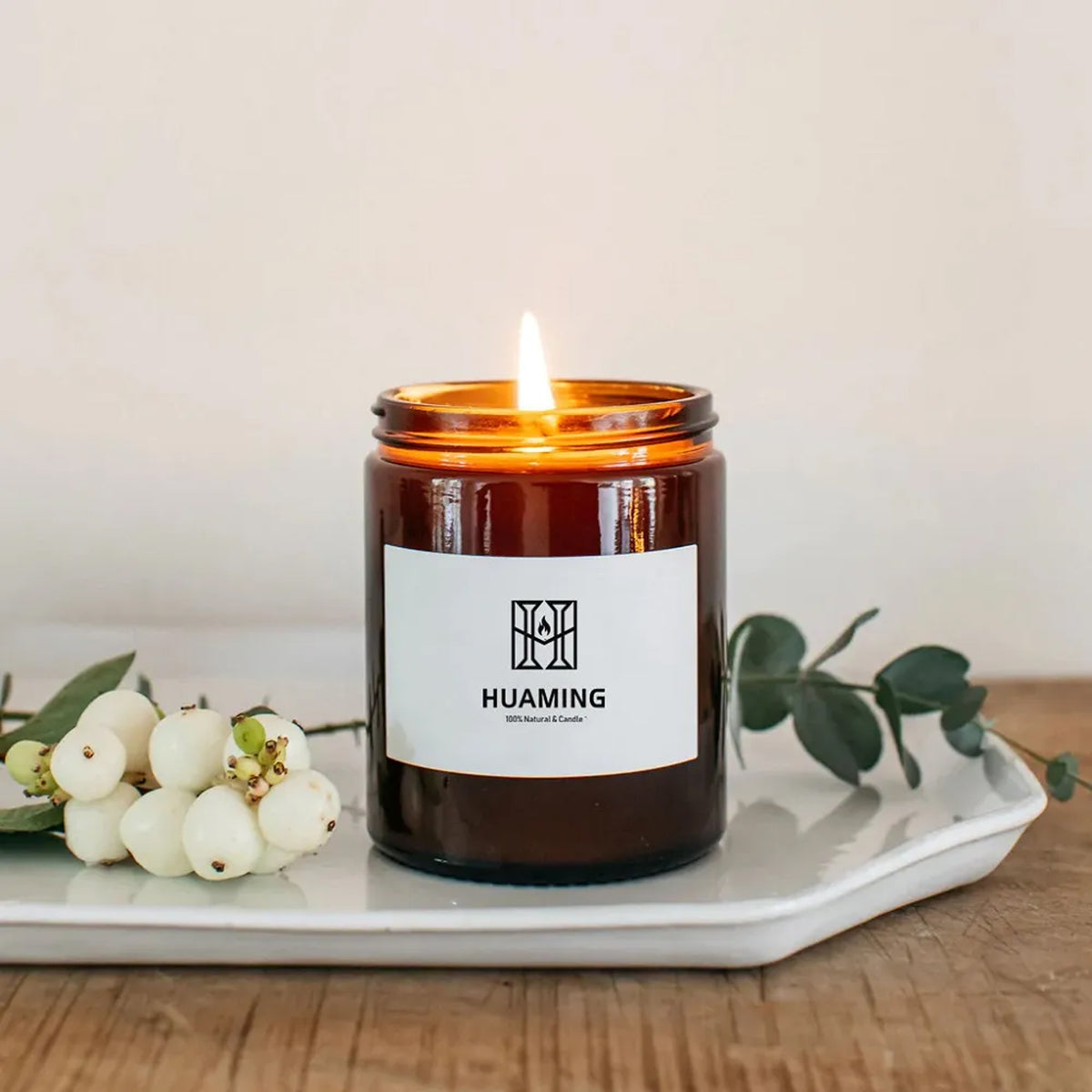 Wax Glass Jar Scented Candles