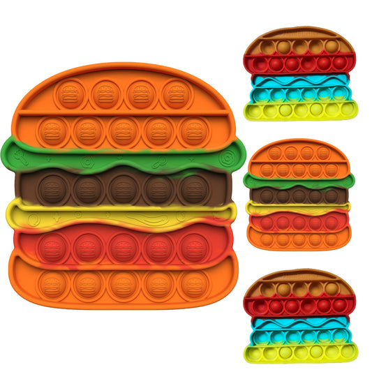 Burger Pop It Fidget Toy