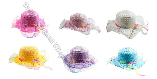 Little Girls Straw Hats Wholesale