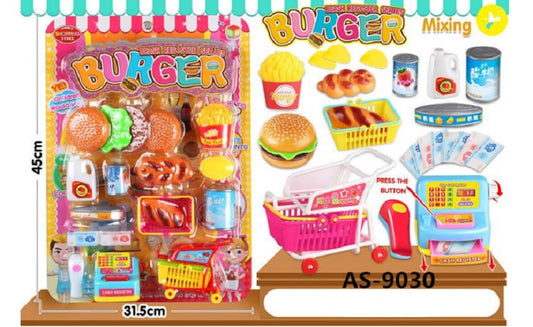 Bulk Buy Toy Hamburger Shop Play Set Wholesale