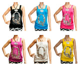 Bulk Buy Q for Queen Initial Sleeveless Fashion Blouse