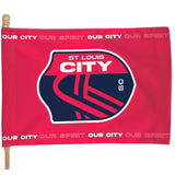 Louis City SC Vertical Flag In Bulk