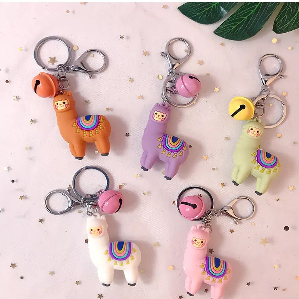 Llama Keychain with Bell - Accessory