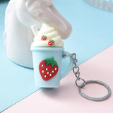 Ice Cream Cup Shaped Keychains