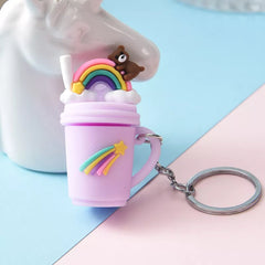 Ice Cream Cup Shaped Keychains