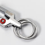 Metal Keychain With Double Rings