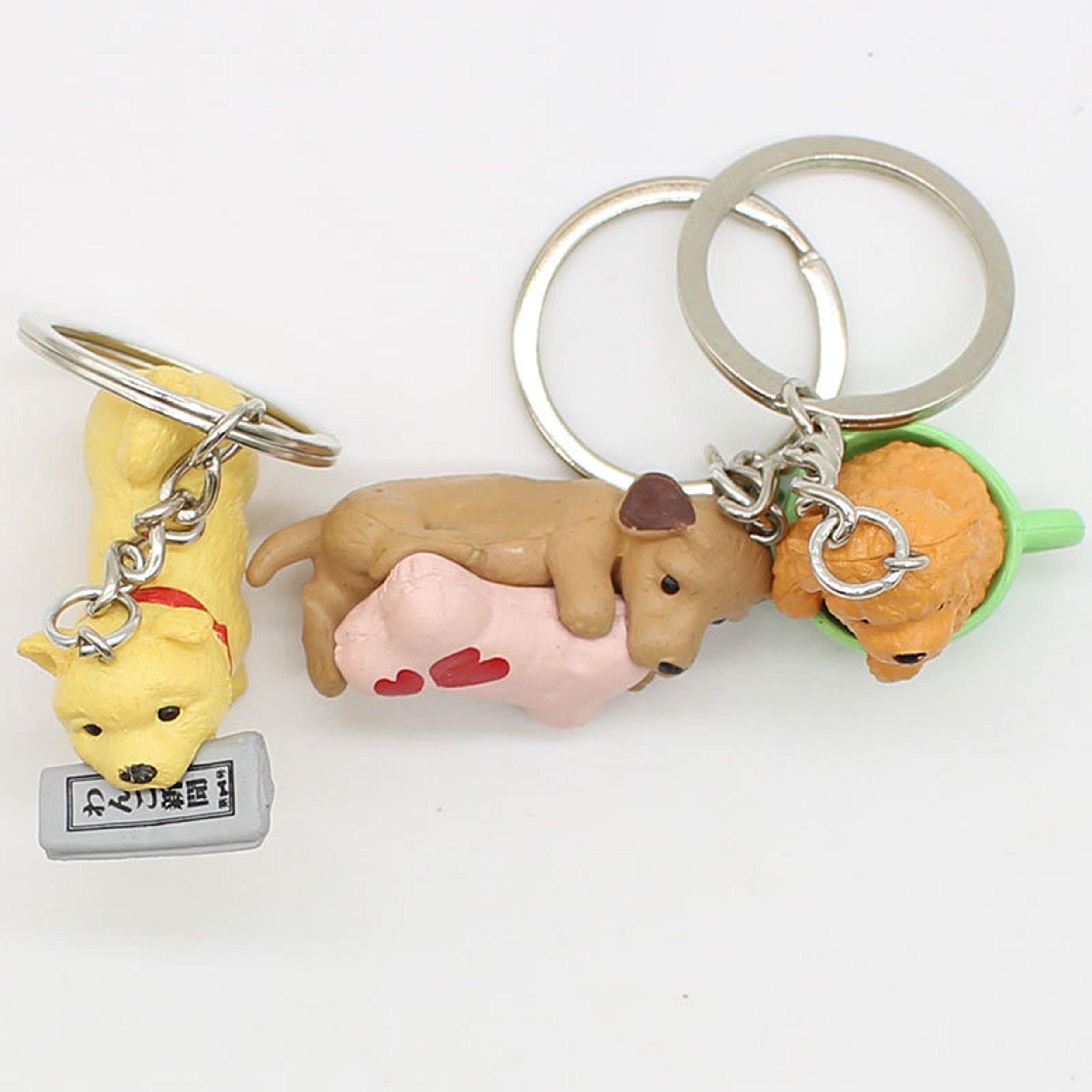 Wholesale Resin Dog Keychains