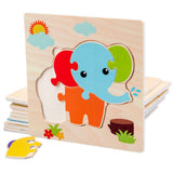 Wooden Jigsaw Puzzle for Kids - Assorted