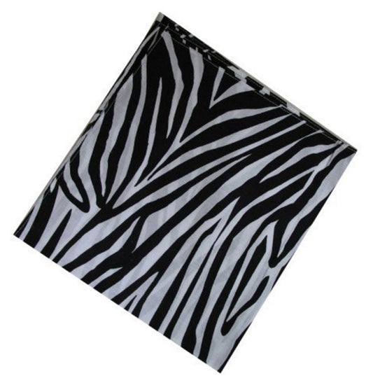 Zebra Printed Bandanas