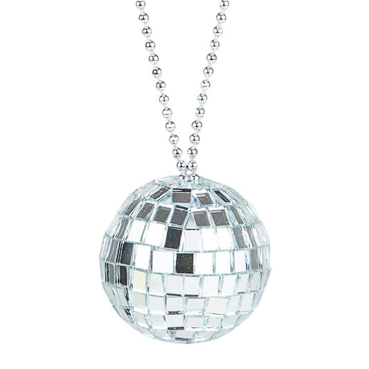 Buy DISCO BALL NECKLACE 2" in Bulk