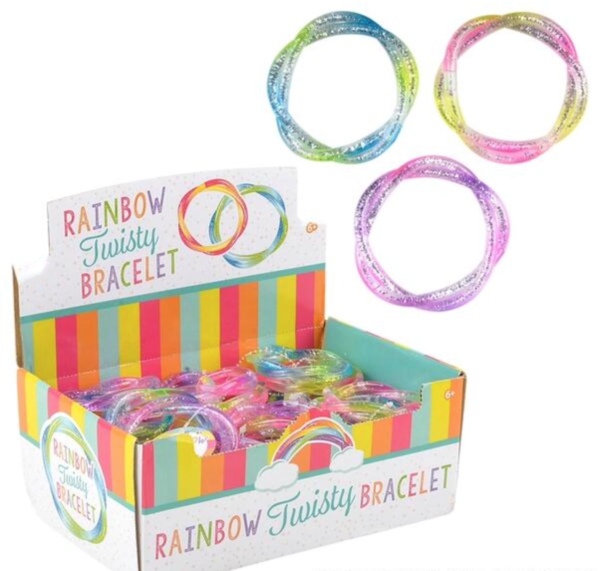 Buy RAINBOW TWISTY BRACELET in Bulk