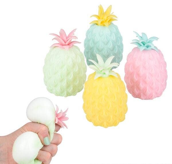 Buy SQUISH AND STRETCH PINEAPPLE 4.33" in Bulk