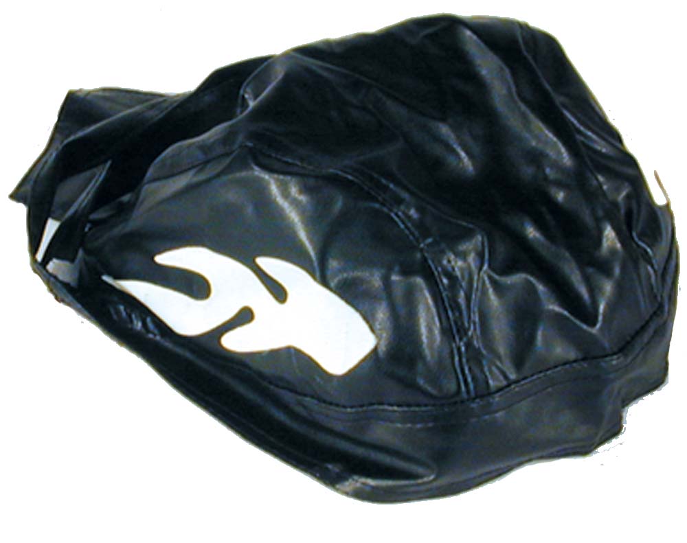 Wholesale White Flame Design Leather Bandana Hat