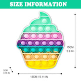 Rainbow Cupcake Pop It Toys