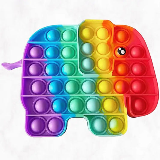 Elephant Shape Pop It Fidget Toy