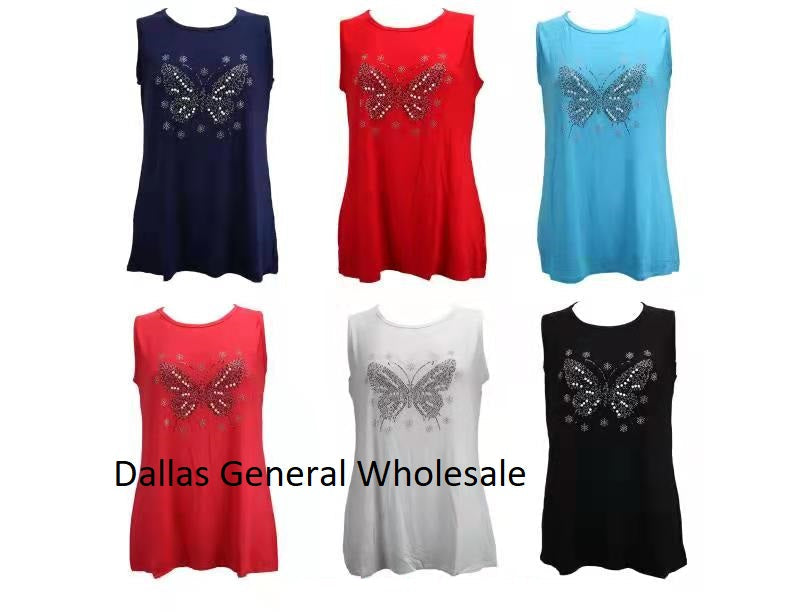 Bulk Buy Ladies Casual Butterfly Blouses Wholesale