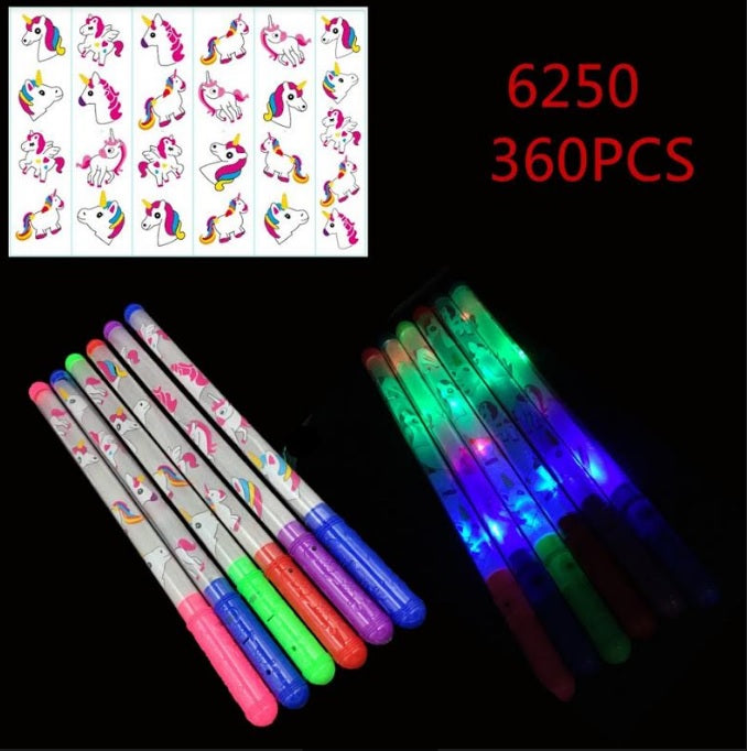 Bulk Buy Flashing Light Up Unicorn Wands Wholesale