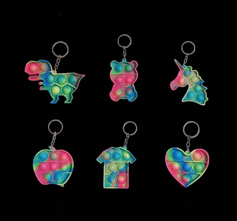 Cute Keychain Fidget Pops Wholesale MOQ 12