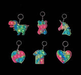 Cute Keychain Fidget Pops Wholesale MOQ 12