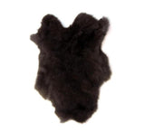 Wholesale BLACK NATURAL RABBIT SKIN PELT (Sold by the piece of dozen )