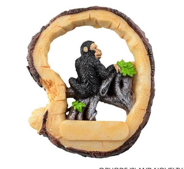 Buy MONKEY RESIN TREE BARK MAGNET in Bulk