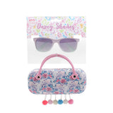 Buy Flower Print Unicorn Dazey Shades tween wayfarer Fashion Sunglasses with CaseBulk Price