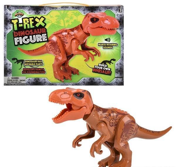 Buy T-REX DINOSAUR ROARING BLOCK FIGURE in Bulk