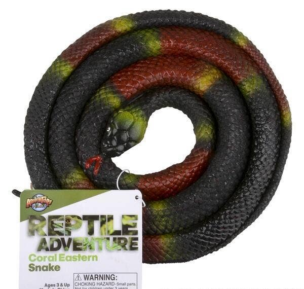 Buy 48" RUBBER EASTERN CORAL SNAKE in Bulk