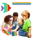 Rainbow Fish Pop It Toys For Kids