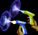 Wholesale FIBER OPTIC SPINNING WINDMILL LIGHT UP PISTOL WITH SOUND ( sold by the piece or dozen)