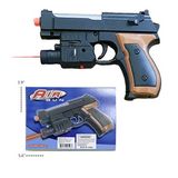 Wholesale 5.6" BLACK AND BROWN PLASTIC AIRSOFT BB GUN WITH LASER  (Sold by the piece)