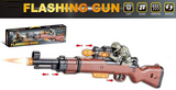 Wholesale 19" LIGHT UP TOY SHOTGUN WITH MILITARY ROBOT WITH SOUND(sold by the piece)